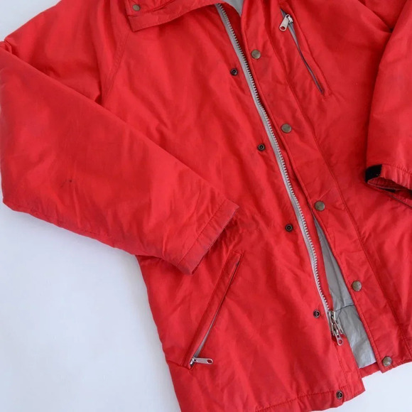 L.L. Bean Vintage  Red Ski Jacket ~Small - Picture 12 of 16